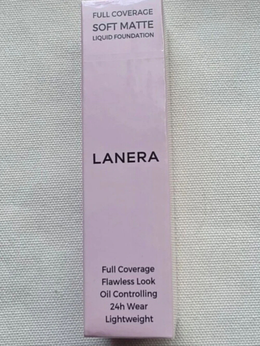 Lanera Soft Matte Full Coverage Liquid Foundation L 3 Peach 1 Oz